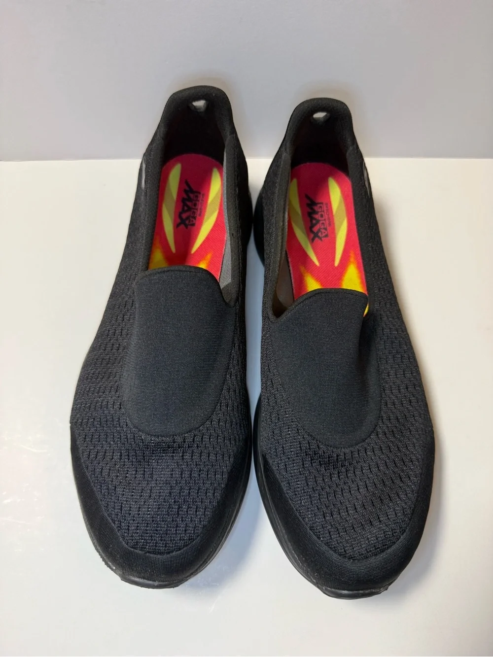 Skechers Women’s Black Slip-On Knit Sneakers